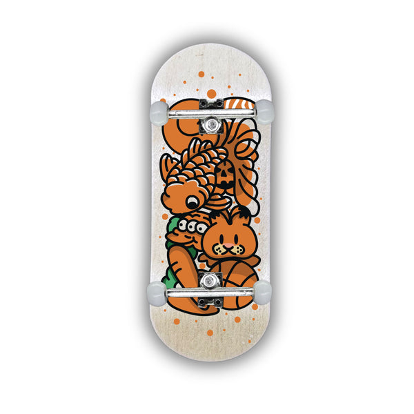 Skate de Dedo Completo Pro - Laranjin