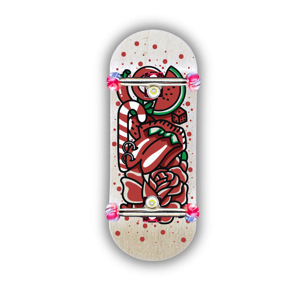 Skate de Dedo Completo Pro Elite - Vermelhin
